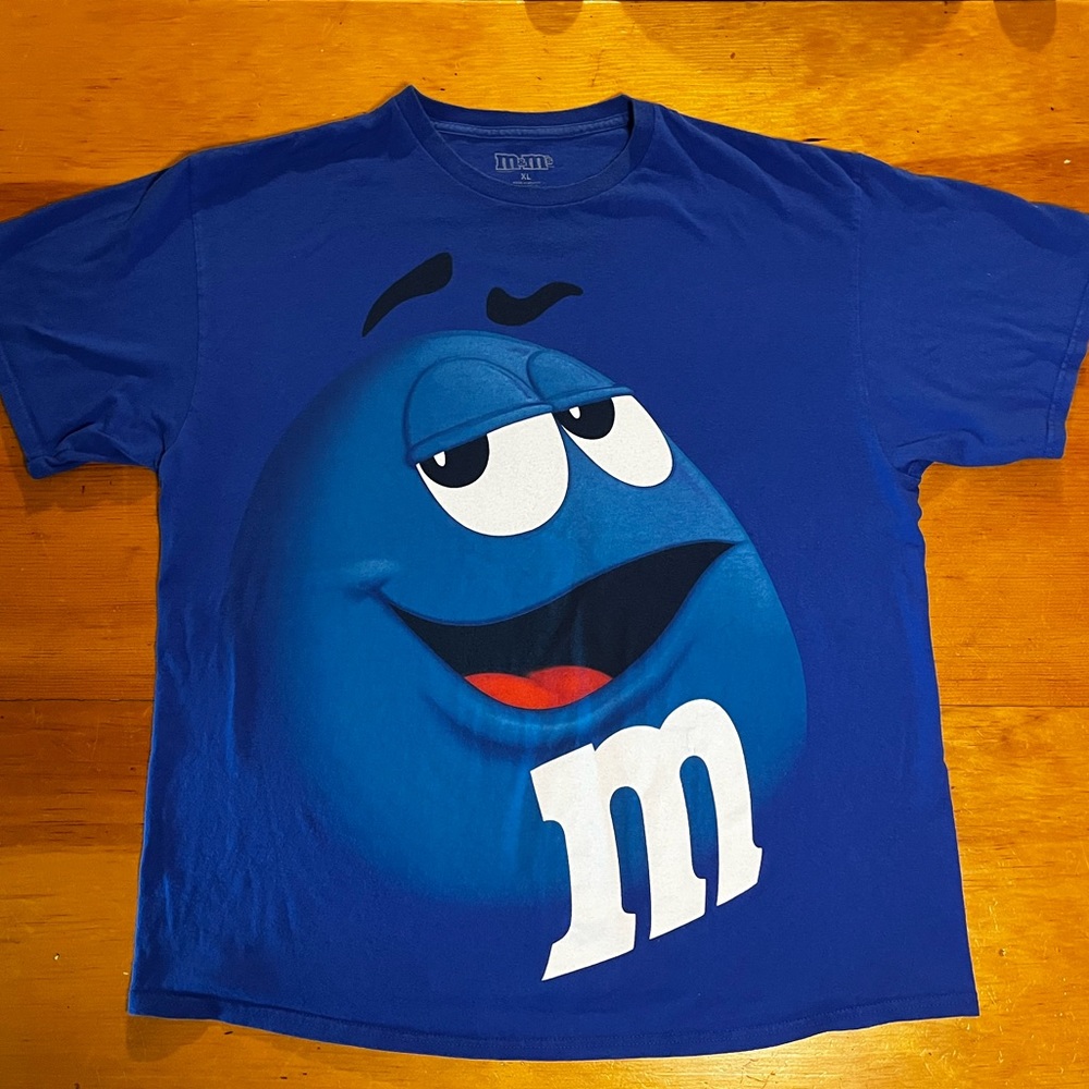 Vintage Blue M&M T-Shirt XL